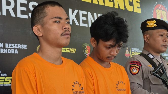 
					Dua pelaku pembunuhan warga di Kendari. Dok. Kisahan.id
