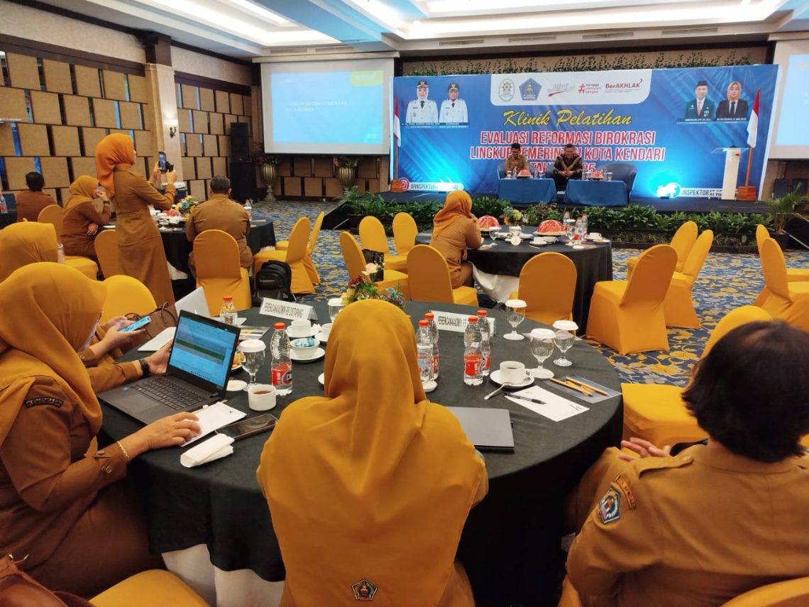 Pemkot Kendari Genjot Reformasi Birokrasi, 27 OPD Ikut Klinik Evaluasi 2