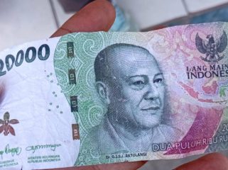 Uang palsu pecahan Rp20 ribu. Dok: Istimewa.