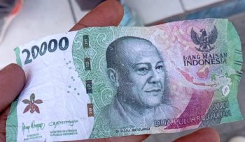 Uang palsu pecahan Rp20 ribu. Dok: Istimewa.