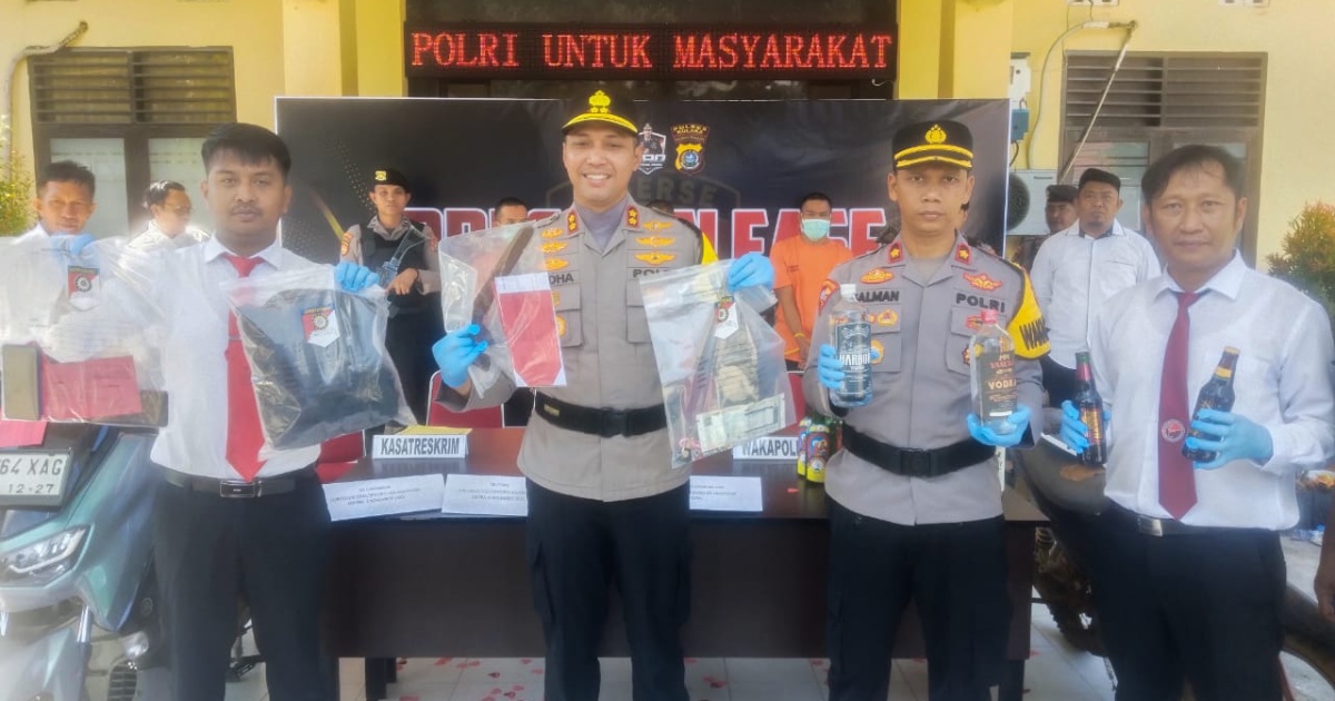 Rilis hasil Operasi Sikat Anoa 2025 jajaran Polres Kolaka. Dok: Istimewa.