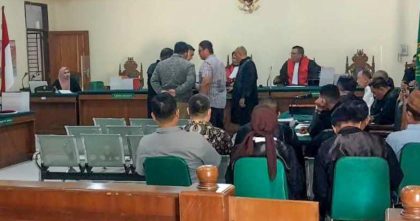 Sidang lanjutan kasus Tipikor tambang nikel Kolut di PN Kendari. Dok: Istimewa.