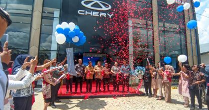 Peresmian dialer PT Chery Sales Indonesia Jalan Laode Hadi Bypass, Kota Kendari. Dok: Kisahan.id
